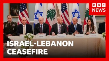 Israel and Lebanon agree to implement ceasefire if Hezbollah stops attacks | BBC News