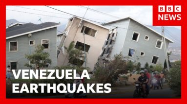 Rescuers searching rubble after Venezuela's strongest earthquake since 1900 | BBC News