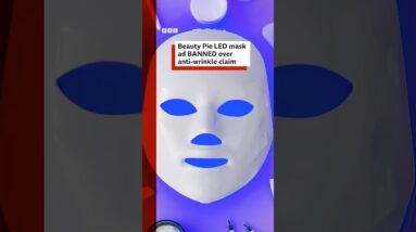Beauty Pie LED mask ad banned over misleading anti-wrinkle claim. #BeautyPie #Skincare #BBCNews