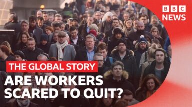 Are AI and instability behind fewer people quitting their jobs? | The Global Story
