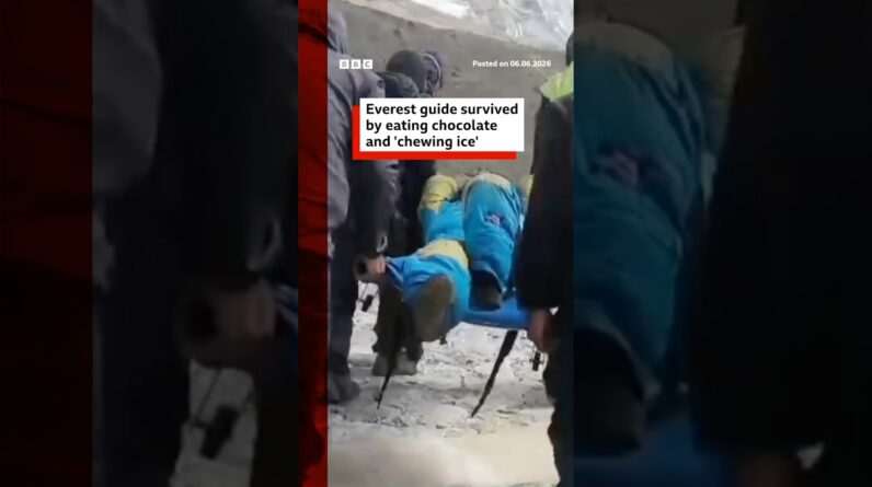 Everest guide survived by eating chocolate and 'chewing ice'. #Everest #Rescue #BBCNews