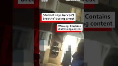 Student says he ‘can’t breathe’ during arrest. #HenryNowak #Southampton #BBCNews
