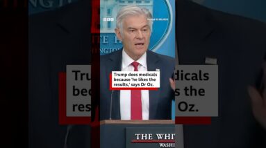 Physician and TV presenter Dr Oz said Trump does medicals because “he likes the results”. #BBCNews