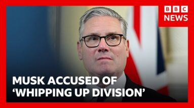 UK PM Starmer accuses Musk of trying to whip up division over Henry Nowak murder | BBC News
