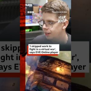 'I skipped work to fight in a virtual war', says EVE Online player. #EVEOnline #Gaming #BBCNews