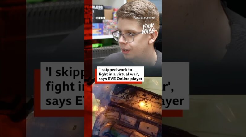 'I skipped work to fight in a virtual war', says EVE Online player. #EVEOnline #Gaming #BBCNews