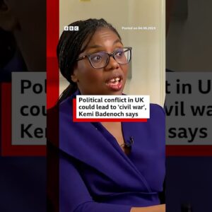 Kemi Badenoch has warned of rising tensions as a result of identity politics. #BBCNews