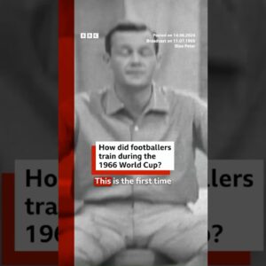 How did footballers train during the 1966 World Cup? #BBCNews