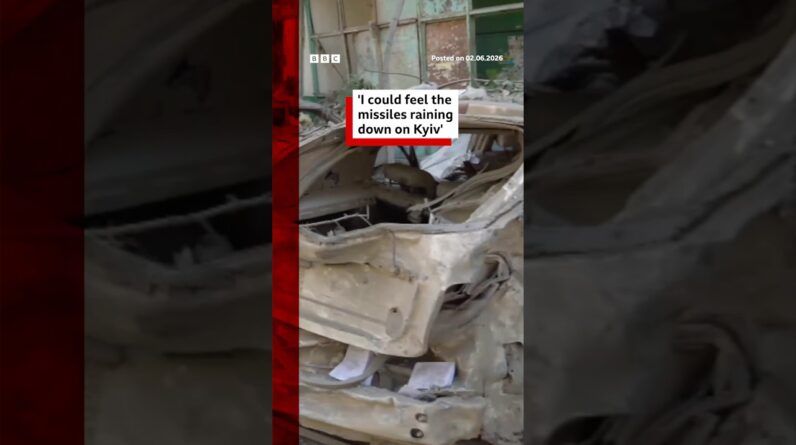 'I could feel the missiles raining down on Kyiv’. #Russia #Ukraine #BBCNews