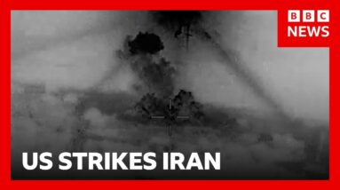 Iranian targets hit by the US after attack on cargo ship | BBC News