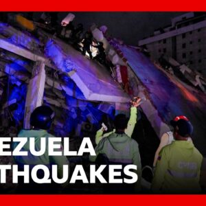 LIVE: Rescuers search rubble after deadly Venezuela earthquakes | BBC News
