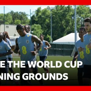 BBC tests out England and Argentina's World Cup training grounds in Kansas City | BBC News