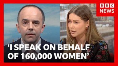 Louise Thompson quizzes UK health secretary on England maternity report | BBC News