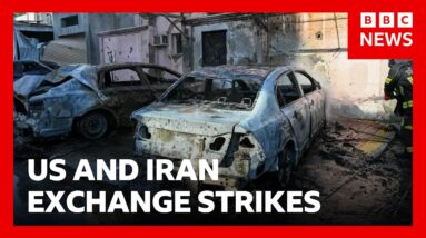 US and Iran exchange strikes across Middle East for second day in a row | BBC News