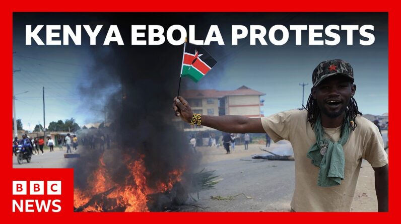 Two dead in Kenya amid protests against US Ebola quarantine centre plan | BBC News