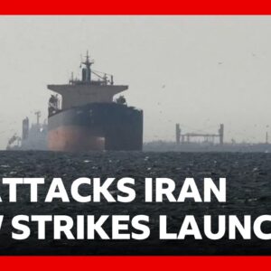 BREAKING: US launches new strikes on Iran after attack on cargo ship | BBC News