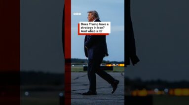 Trump vowed to hit Iran 'very hard', but later said the strikes were 'cancelled'. #BBCNews