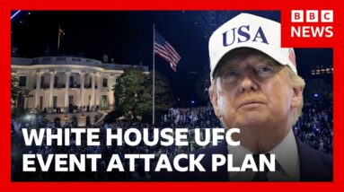 Group planned to attack White House UFC event using drones, FBI says | BBC News