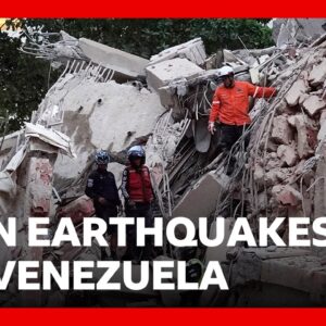 Powerful back-to-back earthquakes strike Venezuela | BBC News