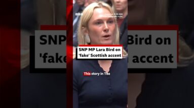 The SNP MP's accent has been the subject of intense online scrutiny. #BBCNews