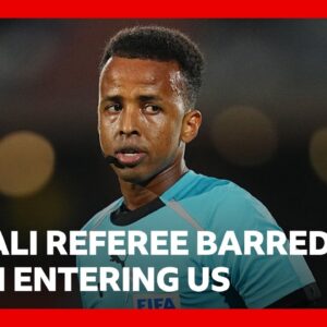 First World Cup Somali referee Omar Artan barred from entering US | BBC News
