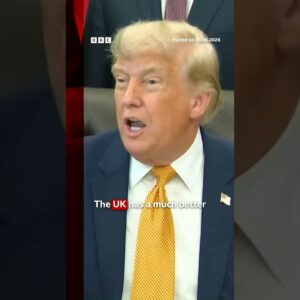 Trump calls Starmer a “lovely man’ but criticises his polices. #BBCNews
