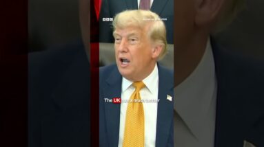 Trump calls Starmer a “lovely man’ but criticises his polices. #BBCNews