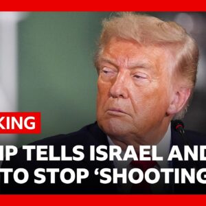 Trump tells Israel and Iran to stop 'shooting' | BBC News