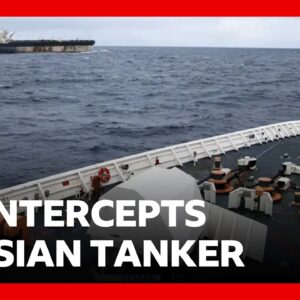 UK intercepts Russian shadow fleet oil tanker in English Channel, PM says | BBC News