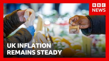 UK Inflation remains steady as food price rises ease | BBC News