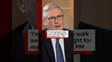 UK PM Keir Starmer has vowed to "fight" for his job. #BBCNews