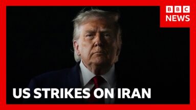US strikes Iran in response to downing of military helicopter | BBC News