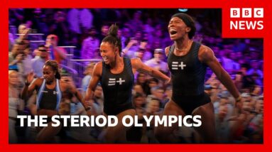 What it's like inside the Enhance Games | BBC News