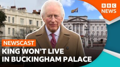 Why doesn't the King live at Buckingham Palace? | BBC Newscast