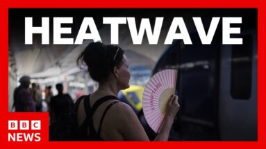 Red extreme heat warning in place in UK as Europe battles heatwave | BBC News