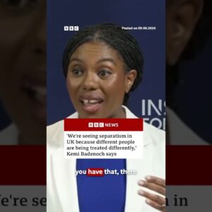 Equality law "should protect us all in the same way", Kemi Badenoch said. #BBCNews