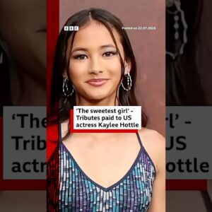 Milly Bobby Brown leads tributes to US actress Kaylee Hottle. #KayleeHottle #BBCNews