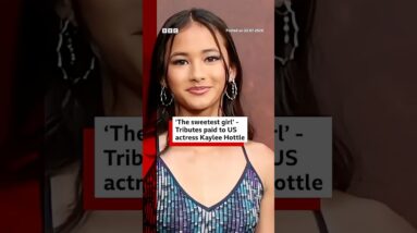 Milly Bobby Brown leads tributes to US actress Kaylee Hottle. #KayleeHottle #BBCNews