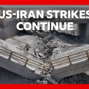 US denies hitting Iranian infrastructure in new wave of strikes | BBC News