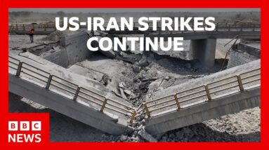 US denies hitting Iranian infrastructure in new wave of strikes | BBC News