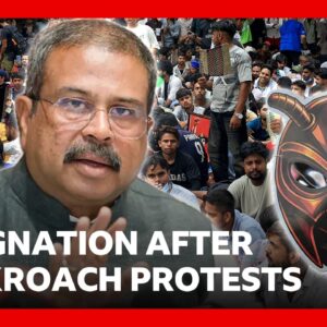 India's Education Minister Dharmendra Pradhan resigns after weeks of 'cockroach' protests | BBC News