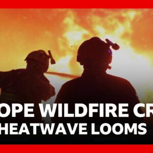 Europe wildfires: France warns of worst crisis "since WW2” as new heatwave looms | BBC News