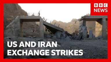 US and Iran exchange strikes after two US soldiers killed in Jordan | BBC News
