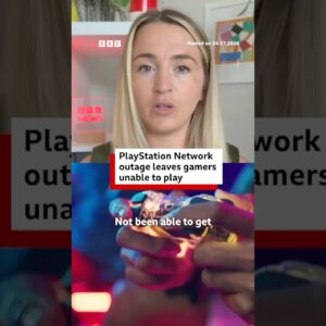 PlayStation Network down, leaving thousands of gamers unable to play. #PlayStation #Gaming #BBCNews
