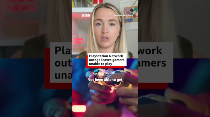 PlayStation Network down, leaving thousands of gamers unable to play. #PlayStation #Gaming #BBCNews