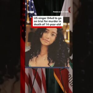 US singer D4vd to go on trial for murder in death of 14-year-old. #BBCNews