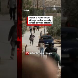 Inside a Palestinian village under weekly Israeli settler attacks. #WestBank #Israeli #BBCNews