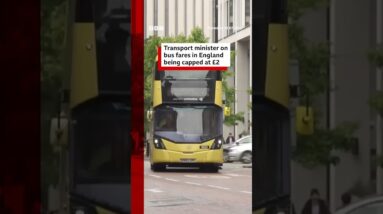 PM Andy Burnham has capped most bus fares in England at £2 from January 2027. #BBCNews