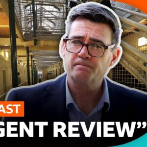 Why has UK Prime Minister Andy Burnham paused plans to release some prisoners early?  BBC Newscast