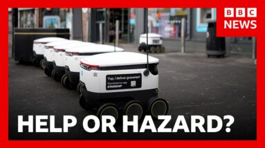 Are delivery robots more of a help or hazard? | BBC News